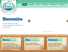 Tablet Screenshot of mariscossinaloa.com